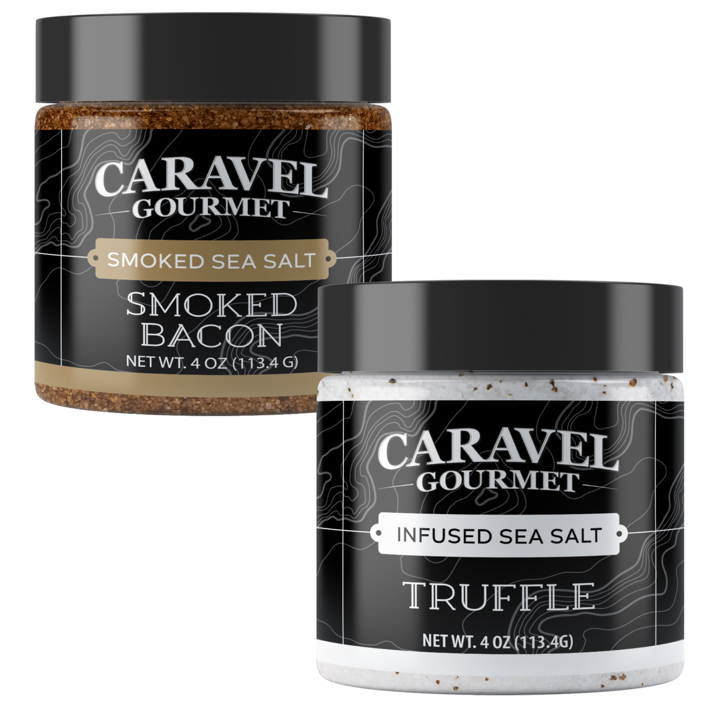 Italian Black Truffle Sea Salt & Smoked Bacon Sea Salt